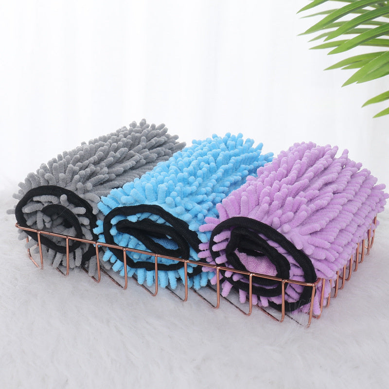 Quick-Dry Microfiber Pet Bath Towel for Dogs & Cats