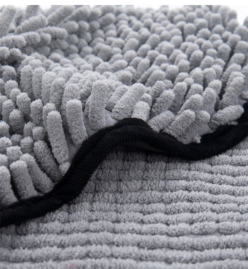 Quick-Dry Microfiber Pet Bath Towel for Dogs & Cats