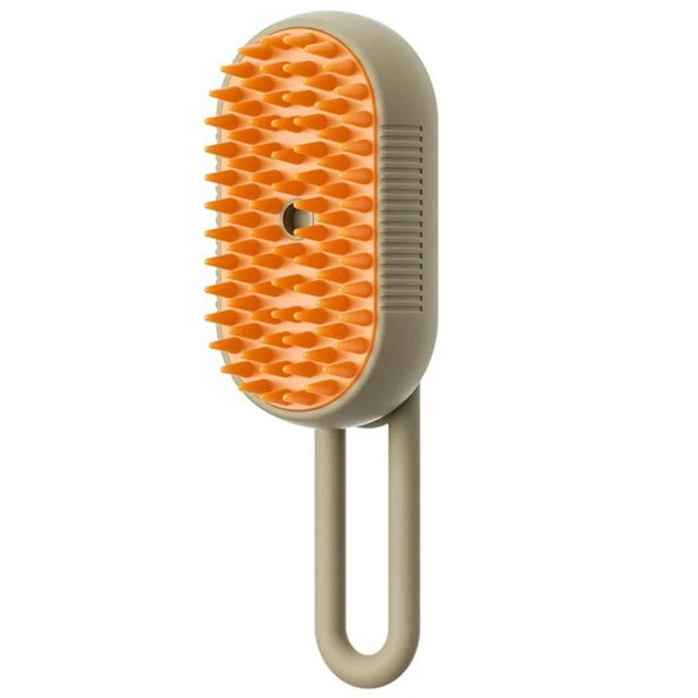 3-in-1 Electric Pet Brush – Steam, Massage & Hair Removal Comb